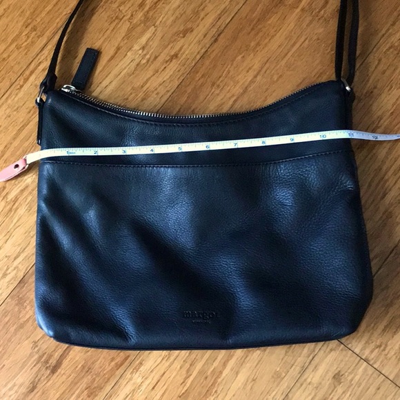 Margot Black Leather Crossbody Bag with Silver Hardware - Picture 5 of 9